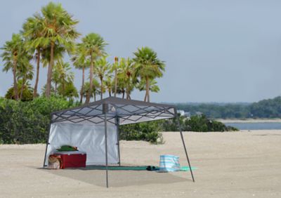 Image showing 7 th Quik Shade 6 x 6 ft. Go Hybrid Slant Leg Pop-Up Canopy, Charcoal