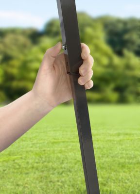 Image showing 8 th Quik Shade 6 x 6 ft. Go Hybrid Slant Leg Pop-Up Canopy, Charcoal