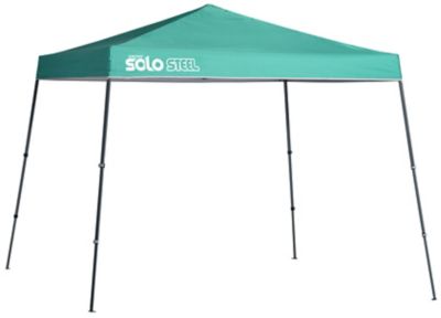 Quik Shade Solo Steel SOLO72 11 X 11 ft. Slant Leg Pop-Up Canopy, Turquoise