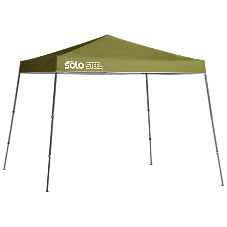 Quik Shade Solo Steel SOLO72 11 X 11 ft. Slant Leg Pop-Up Canopy, Olive