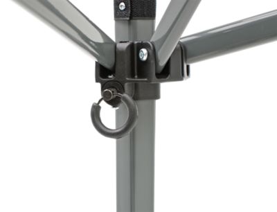 Image showing 9 th Quik Shade 11 ft. x 11 ft. Solo Steel Slant Leg Pop-Up Canopy, Olive, 167547DS