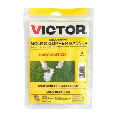 Victor Quick-Strike Mole & Gopher Gasser, 4-Pack