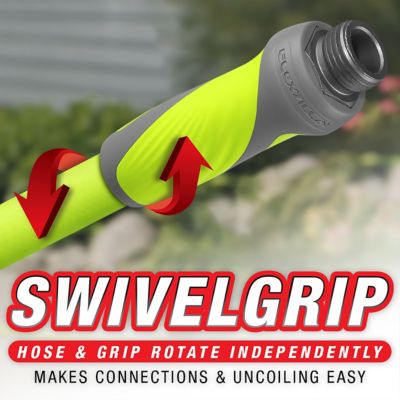 Image showing  5/8 in. x 5 ft. SwivelGrip Lead-in Garden Hose, 3/4 in. - 11/2 GHT Fittings