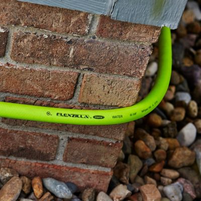 Image showing 8 th Flexzilla 5/8 in. x 5 ft. SwivelGrip Lead-in Garden Hose, 3/4 in. - 11/2 GHT Fittings