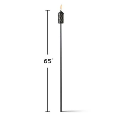 Image showing  65 in. BiteFighter Fuel Outdoor Urban Metal Torch, Bronze