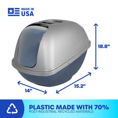 Image showing 5 th Petmate Large Basic Hooded Cat Litter Pan