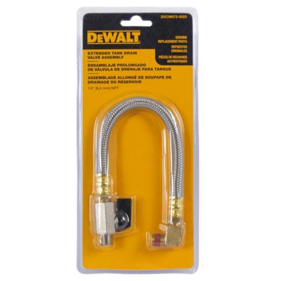 Image showing 7 th DEWALT 1/4 in. Extended Tank Drain Valve Assembly