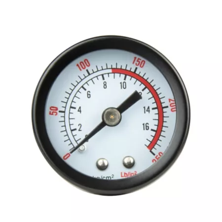 PORTER-CABLE 1/4 in NPT 250 PSI Pressure Gauge 1.5 in. Air Compressor Gauges