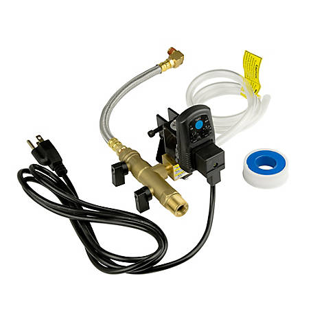 Drain Valve With Power Cable Automatic Electronic Air Compressor 2 Way Air Tank 