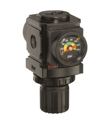 ARO 1/4 in. Air Line Pressure Regulator, 0-140 PSIG