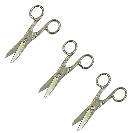 Jameson Electrician's Splicer Scissors, 3-Pack