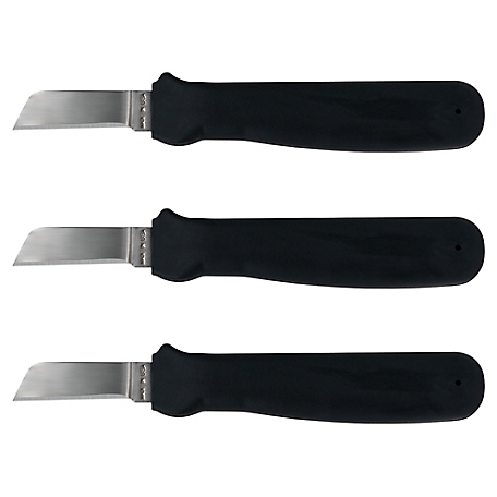 Jameson Cable Splicer Knife with Ergonomic Handle, 3-Pack
