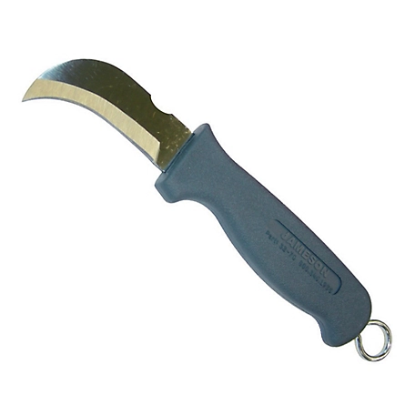 Jameson Hawkbill Cable Splicer Knife, Charcoal Handle
