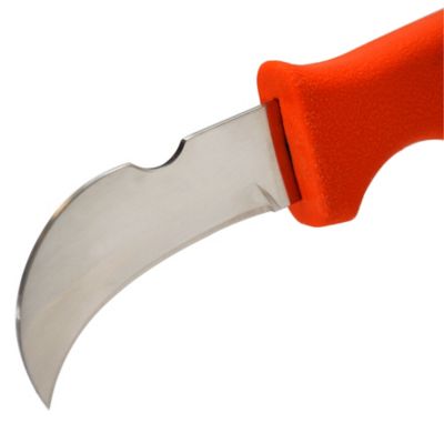 Image showing  Hawkbill Cable Splicer Knife, Orange Handle, 2-Pack