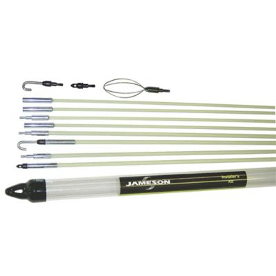 Jameson Installer's Glow Rod Kit with 35 ft. of Fiberglass Fish Rod