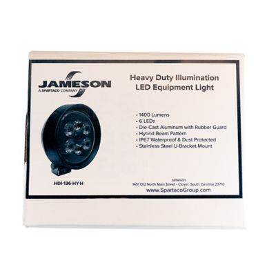 Image showing  1,400-Lumen 12W HDI Series LED Spot/Wide Beam Equipment Light