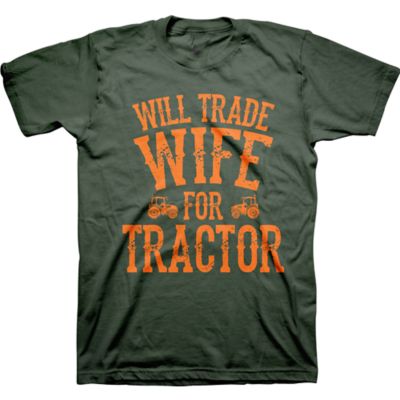 Goodie Two Sleeves Men's Short-Sleeve Wife Tractor T-Shirt