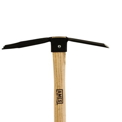 Image showing  Combo Wood Hoe and Cultivator Hand Tool