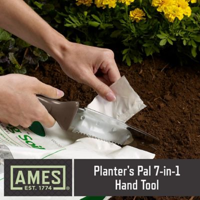 Image showing 7 th Ames Planter's Pal 7-in-1 Multi-Purpose Garden Hand Tool