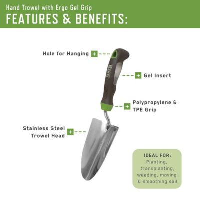 Image showing 6 th Ames Stainless Steel Gel Grip Trowel