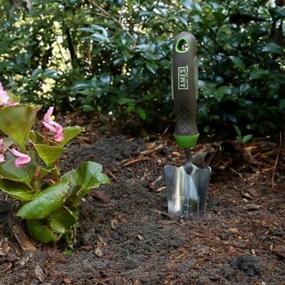 Image showing 5 th Ames Stainless Steel Gel Grip Transplanter Hand Tool