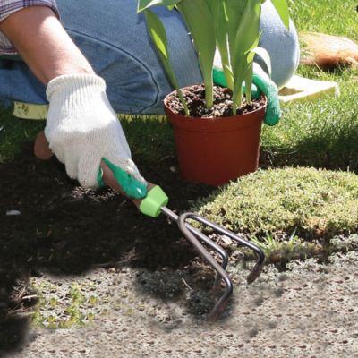 Image showing  Stainless Steel Gel Grip Hand Cultivator