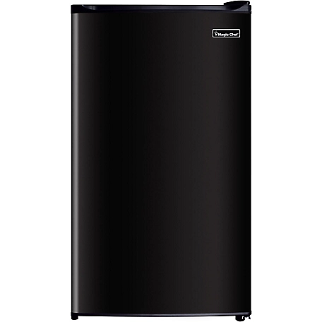 Magic Chef 3.5-Cu. Ft. Refrigerator with Full-Width Freezer Compartment in Black