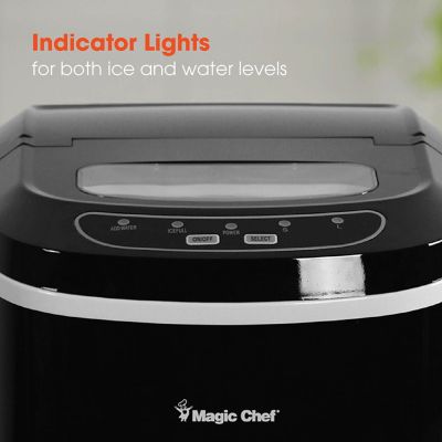 Image showing  27 lb. Ice/Day Portable Countertop Ice Maker, Black