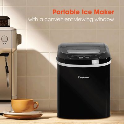 Image showing  27 lb. Ice/Day Portable Countertop Ice Maker, Black