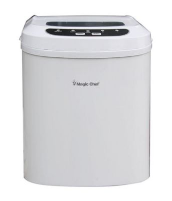 Magic Chef 27 lb. Portable Countertop Ice Maker, White