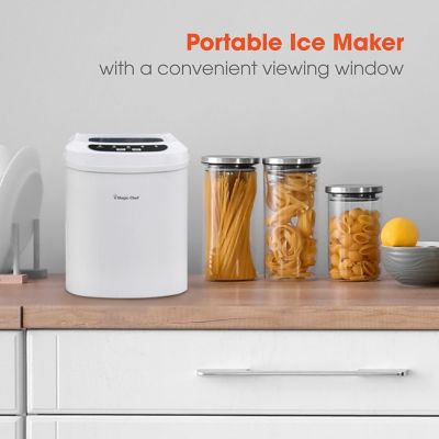 Image showing  27 lb. Portable Countertop Ice Maker, White