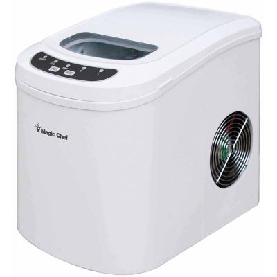 Image showing 7 th Magic Chef 27 lb. Portable Countertop Ice Maker, White