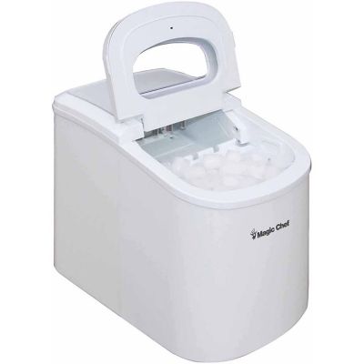 Image showing 8 th Magic Chef 27 lb. Portable Countertop Ice Maker, White