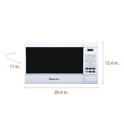 Image showing  1.3 cu. ft. Countertop Microwave Oven, White