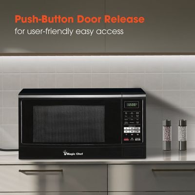 Image showing 6 th Magic Chef 1.6 cu. ft. Countertop Microwave Oven, Black