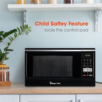 Image showing 7 th Magic Chef 1.6 cu. ft. Countertop Microwave Oven, Black