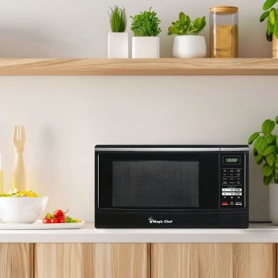 Image showing 8 th Magic Chef 1.6 cu. ft. Countertop Microwave Oven, Black