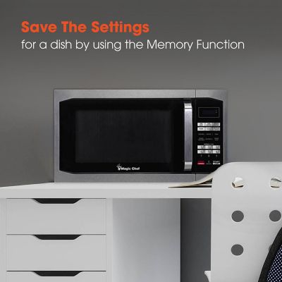 Image showing  1.6 cu. ft. Countertop Microwave Oven, Stainless Steel