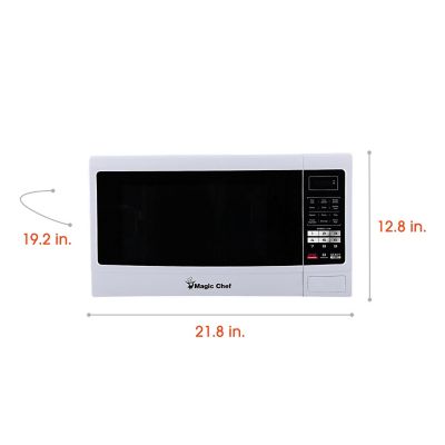 Image showing  1.6 cu. ft. Countertop Microwave Oven, White