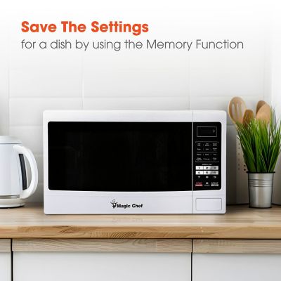 Image showing  1.6 cu. ft. Countertop Microwave Oven, White