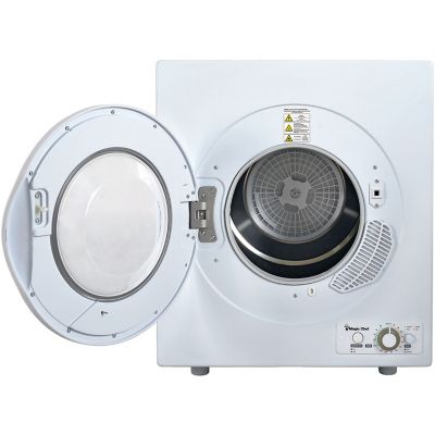 Image showing  2.6 cu. ft. Compact Electric Dryer, White