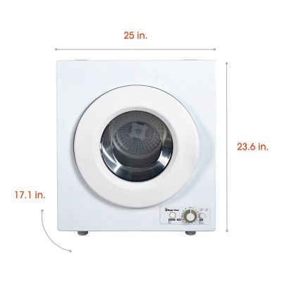 Image showing 5 th Magic Chef 2.6 cu. ft. Compact Electric Dryer, White