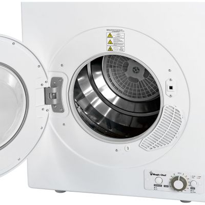 Image showing 6 th Magic Chef 2.6 cu. ft. Compact Electric Dryer, White