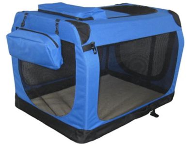 Image showing  2-Door Polyester Soft Portable Pet Carrier, 32 in.