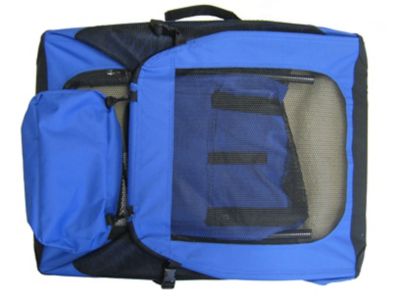 Image showing  2-Door Polyester Soft Portable Pet Carrier, 32 in.