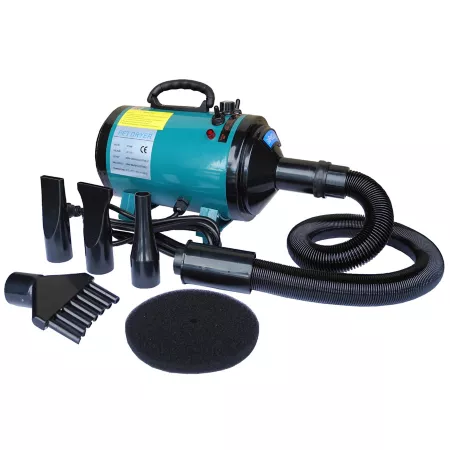 Go Pet Club Continuously Adjustable Speed Pet Dryer Turquoise Pet Dryers & Tools