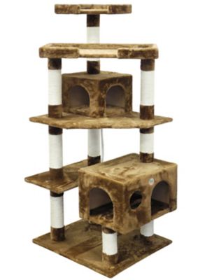 cat scratch post and bed