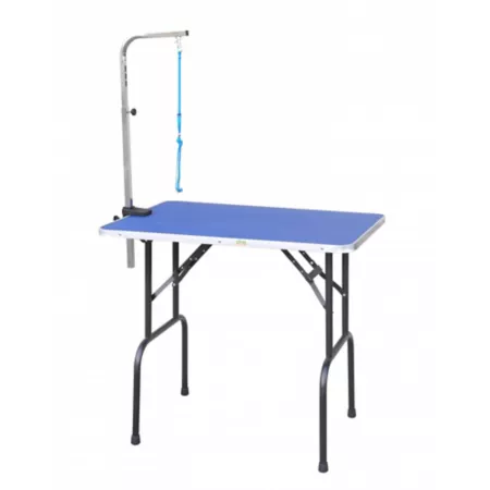 Go Pet Club 36" L Pet Grooming Table with Arms Blue Grooming Tables