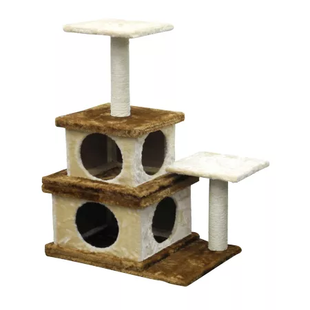 Go Pet Club 32 in Homessity Cat Tree House Condo Bed Cat Tree Scratching Furniture Cat Trees & Condos