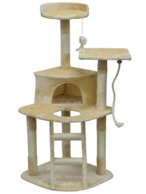 Go Pet Club 49 in. Homessity Lightweight Cat Tree with Ladder
